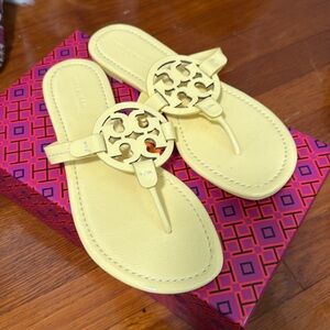 Tory Burch MILLER Yellow Sandals